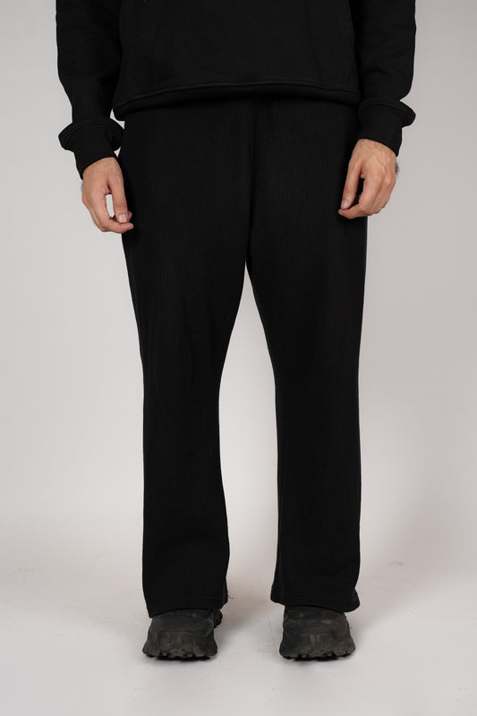Wide Leg Black Trousers