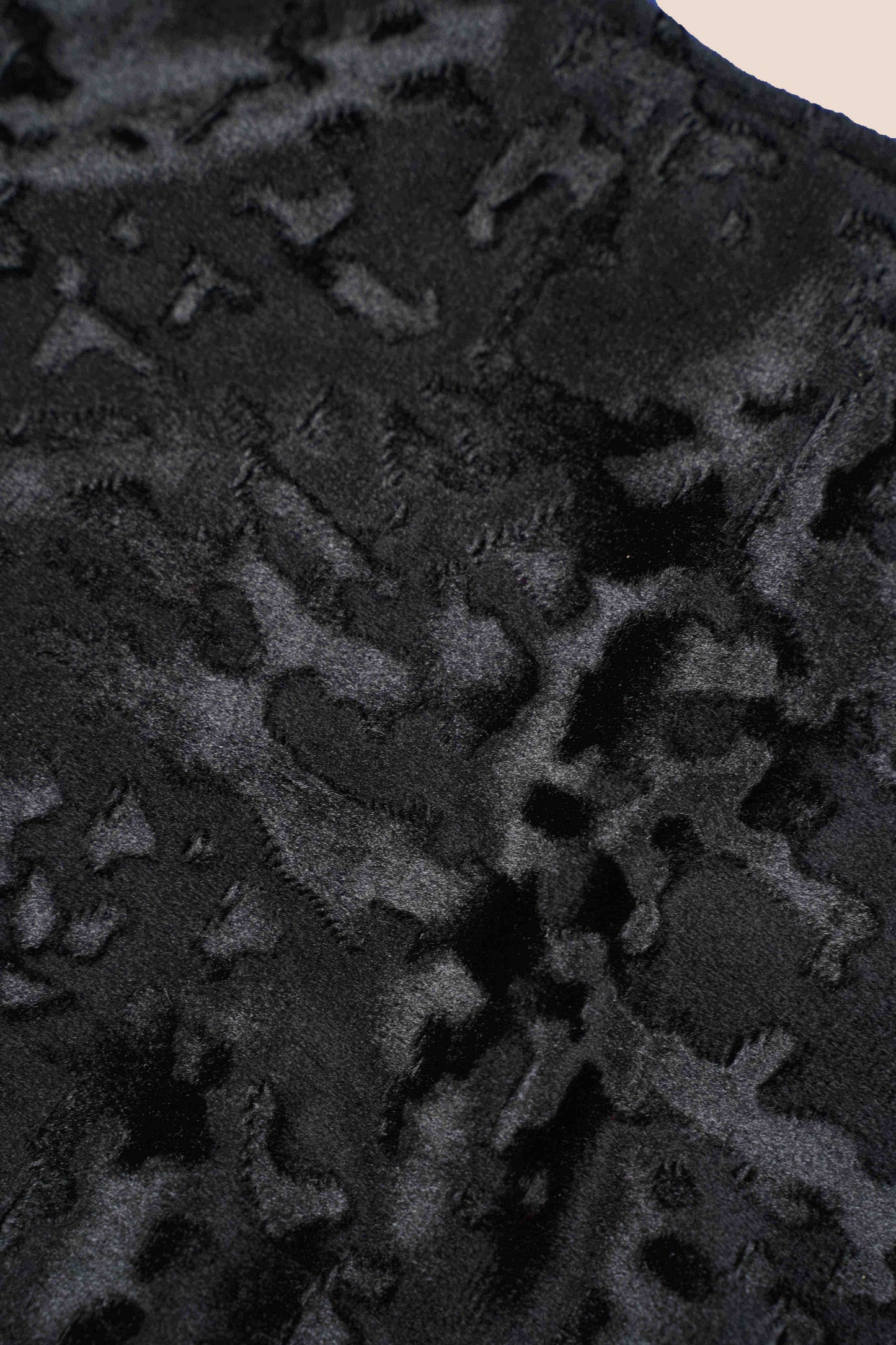 Textured Velvet High Waisted Pants