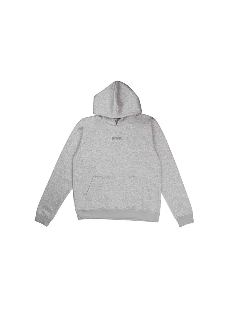 Heather Grey Logo Hoodie