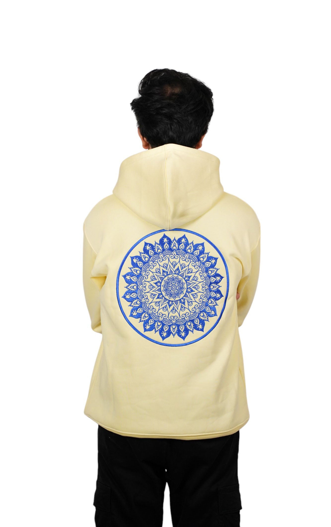 "BlueSun" Cream Hoodie