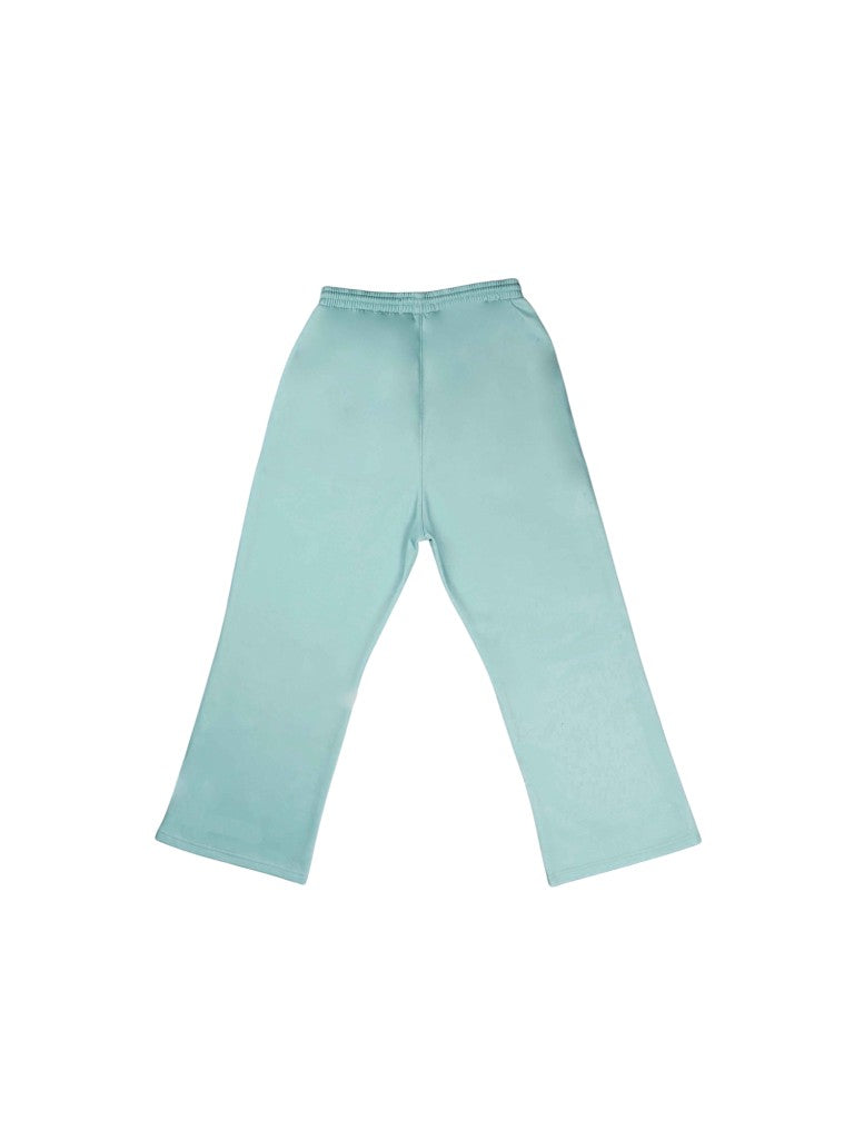 "Nature" Seafoam Green Fleece Trousers