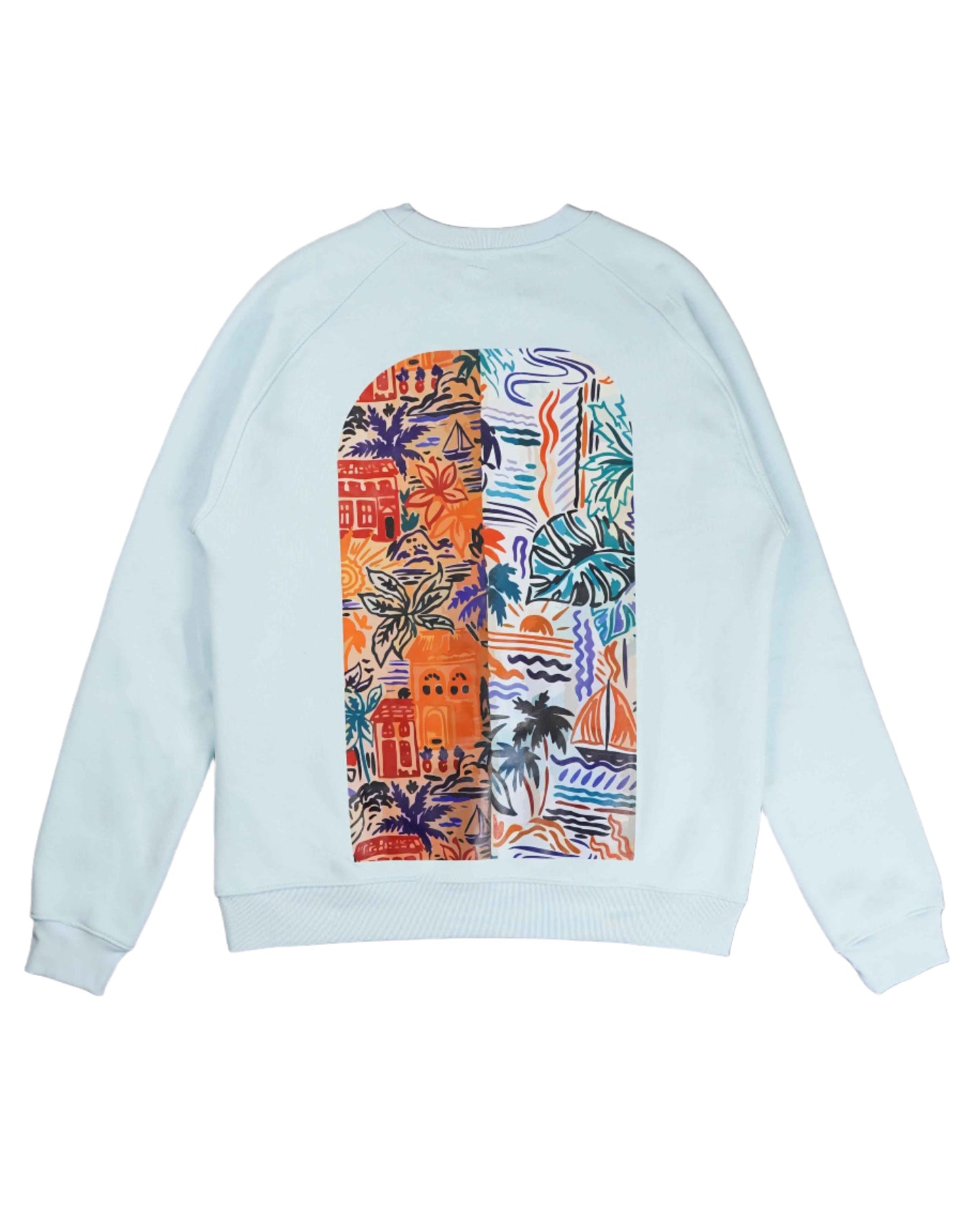 SkyBlue Oversized Sweatshirt