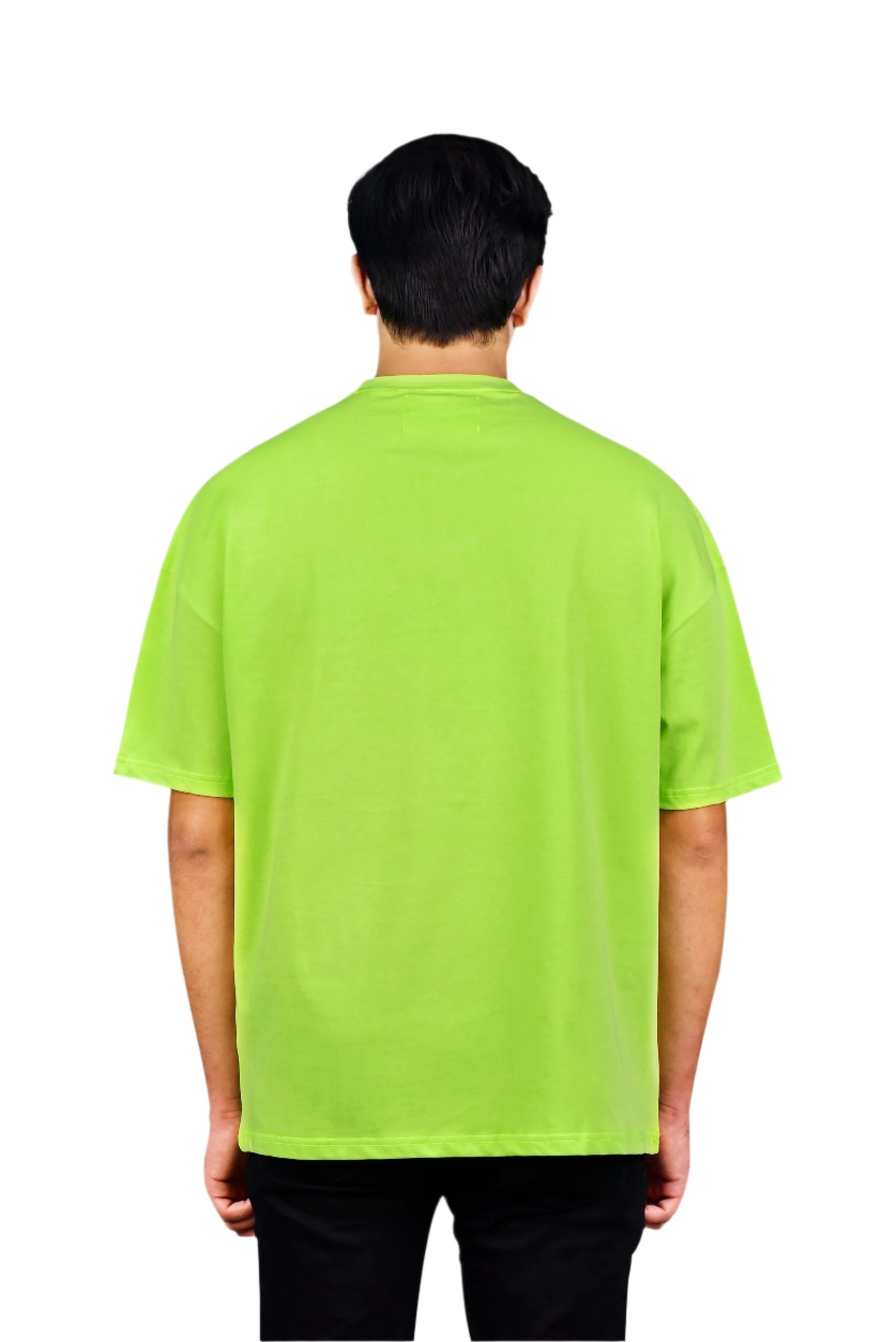 Lime Green Oversized Logo T-shirt