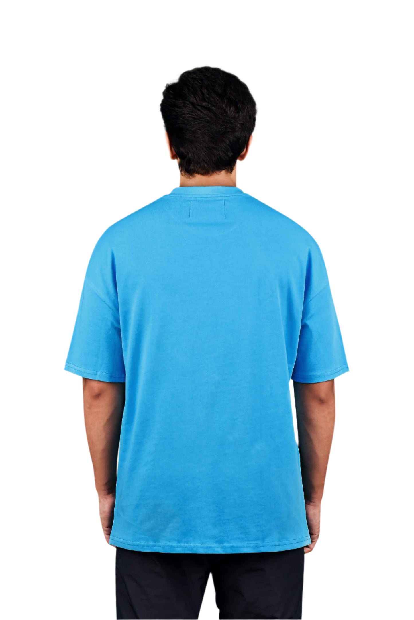 Sky Blue Drop Shoulder Tee