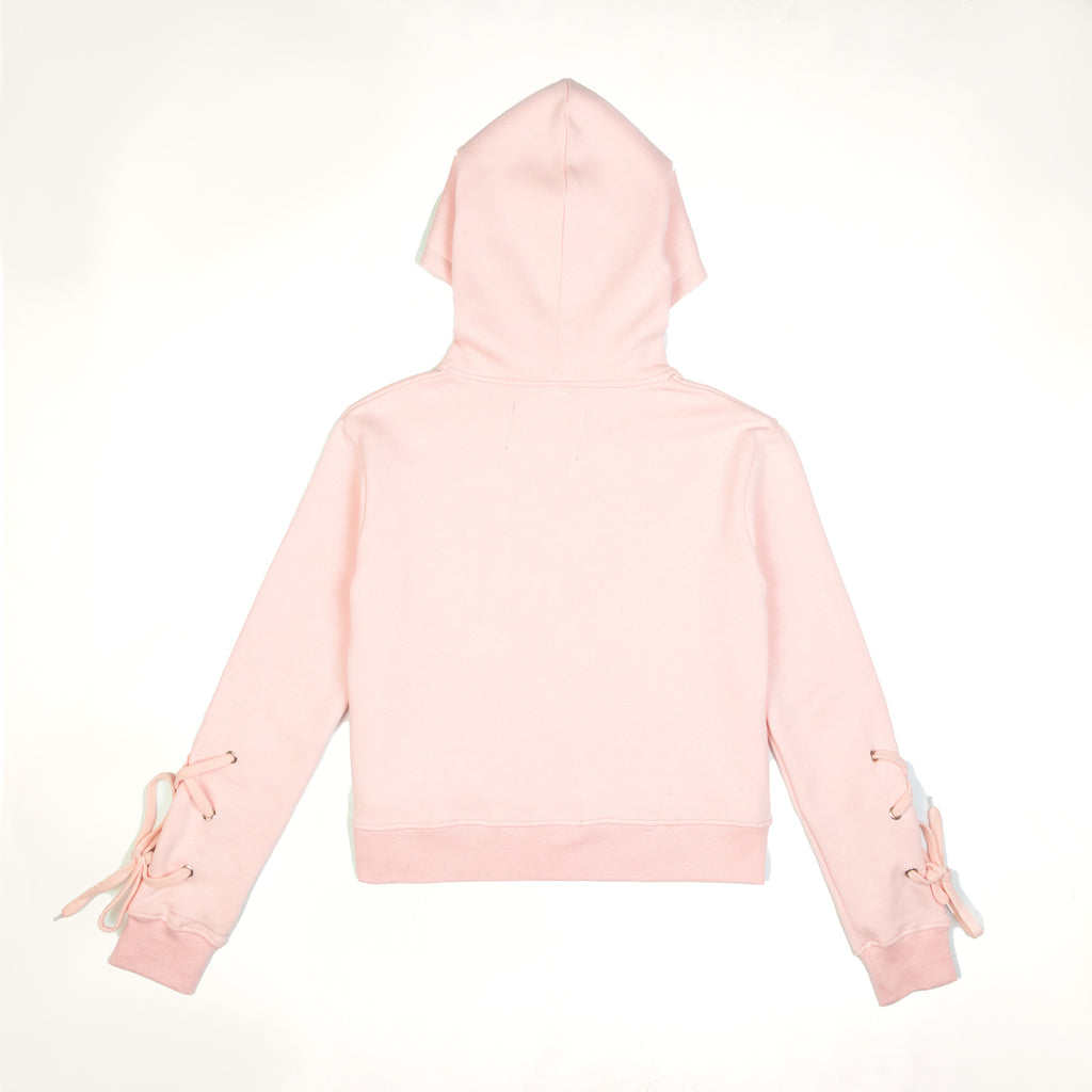 "BabyPink" Crop Hoodie