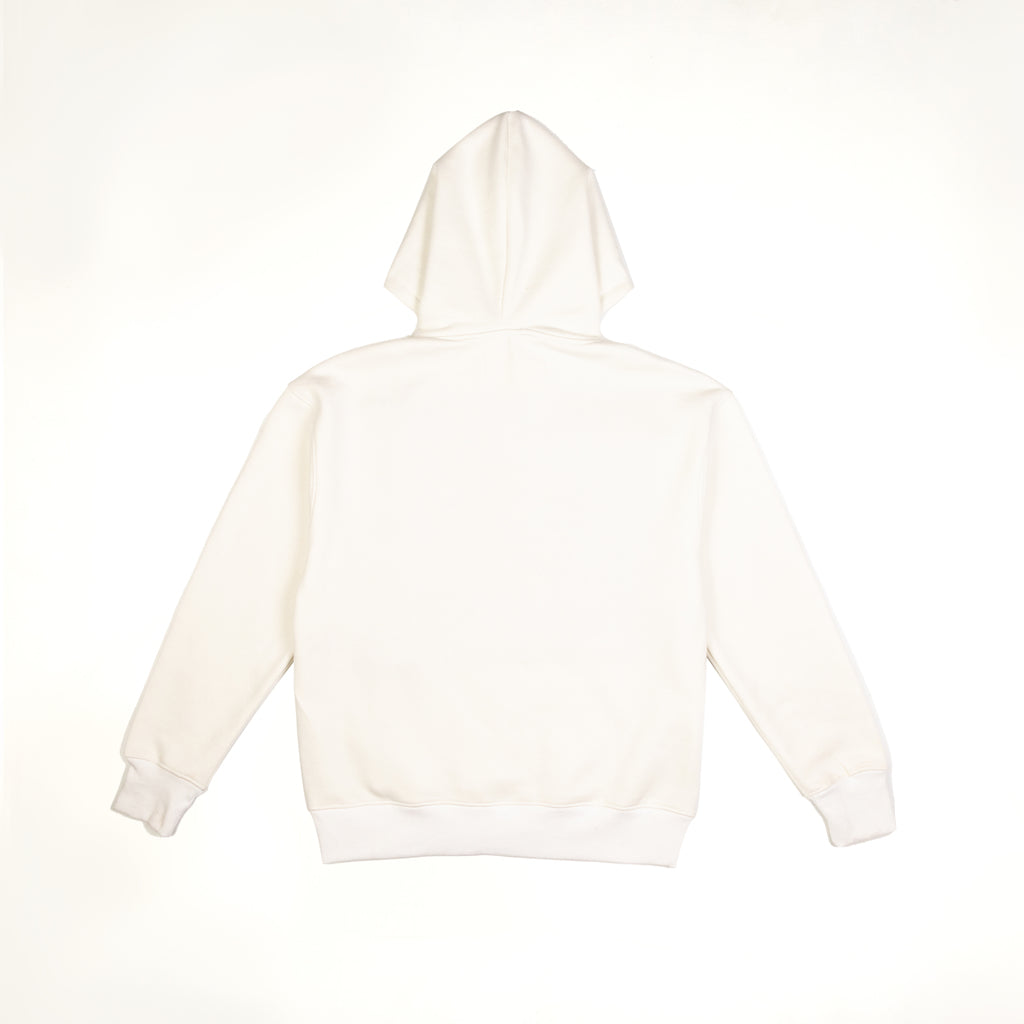 White Logo Hoodie