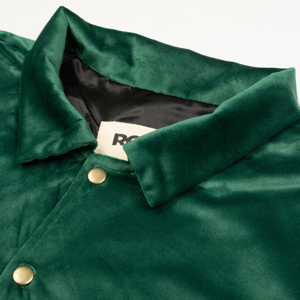 "CleanGreen" Velvet Jacket