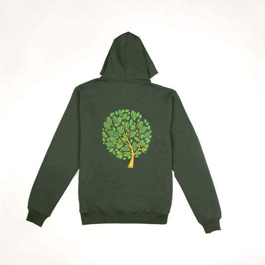 "SaveTrees" Drop Shoulder Hoodie