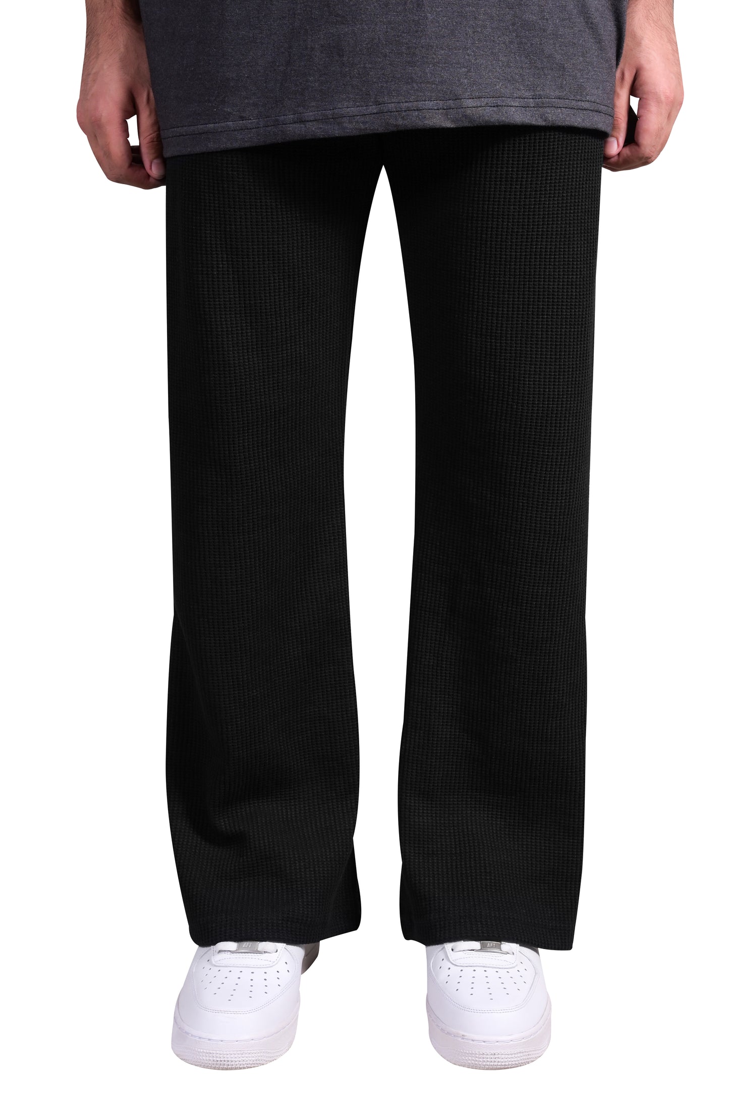 Wide Leg Black Trousers