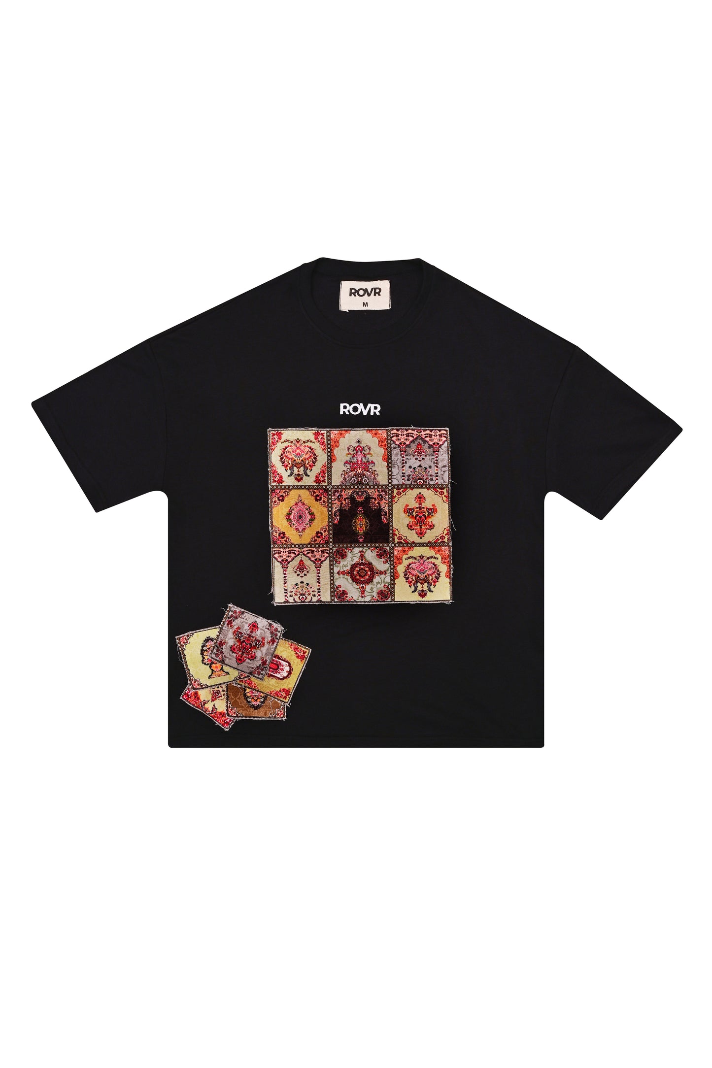 "BlissfulBalance" OverSized Patchwork t-shirt