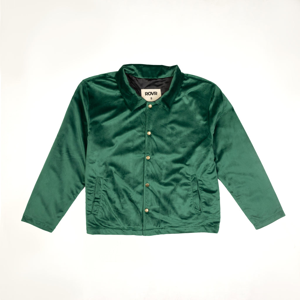 "CleanGreen" Velvet Jacket