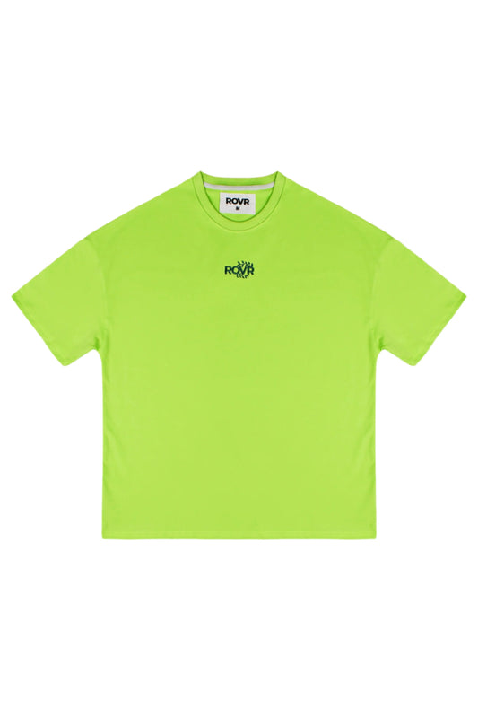 Lime Green Oversized Logo T-shirt