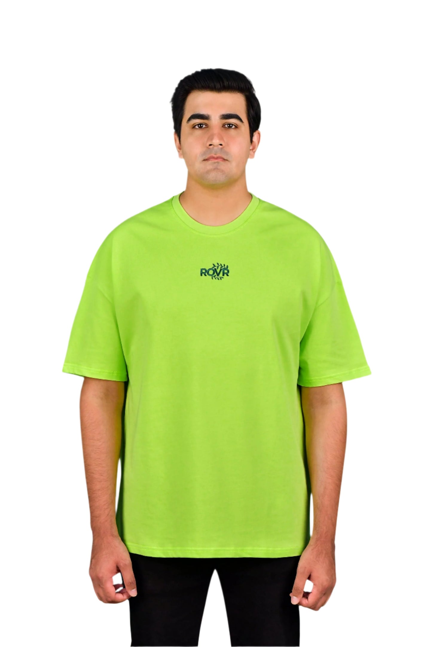 Lime Green Oversized Logo T-shirt